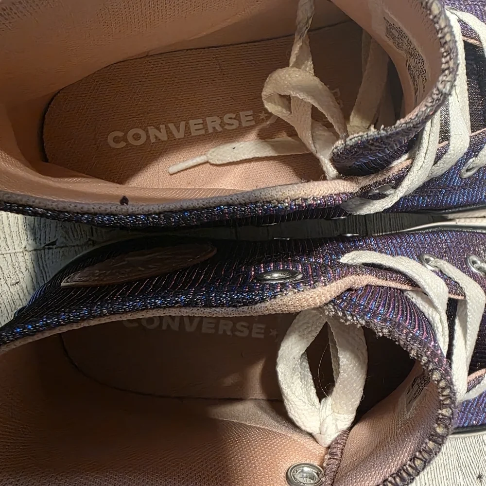 Converse Stylish Kids High-Top Sneakers - Blue Size 3